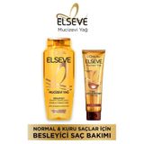 Elseve Mucizevi Yağ Besleyici Bakım Şampuanı 400 Ml + Mucizevi Yağ Saç Güzelleştirici Krem 150 Ml 2 Adet Ürün