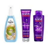 Elseve Palette Renk Açıcı Sprey 150ML+ Elseve Mor Şampuan 200ML+MASKE 150ML - yok