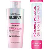 Elseve Sülfatsız Glycolic Gloss Şampuan 200ml Kuru Saçlar için Mükemmel Parlaklık Sağlayan Bakım