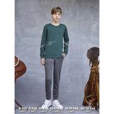 Elsima 3173 Erkek Çocuk Uzun Kollu Pijama Takımı - Gri - 12 - 13 Yaş