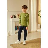 Elsima A2904 Erkek Çocuk Haki Pijama Takımı - 4 Yaş