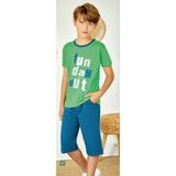 Elsima Yeşil Erkek Çocuk Pijama Takımı - Elsima - Yeşil - 5 Yaş - A3025-YEŞİL-5 Yaş - Beyaz