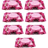 Elsine 7 Paket Red Rose 90 Adet Kapaklı Gül Kokulu Islak Havlu Mendil