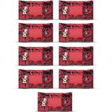 Elsine 9 Paket Red Rose 90 Adet Kapaklı Gül Kokulu Islak Havlu Mendil