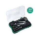 Elta 1/4" Altıköşe Cırcırlı Lokma Anahtar Ve Bits Uç Seti 23 Parça