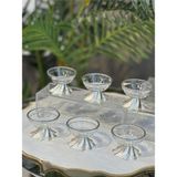 Elta Collection 6 Lı Lüx Gümüş Kahve Yanı Mini Lokumluk Şekerlik Sosluk Reçellik Çerezlik Kase - Tek Ebat