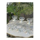 Elta Collection 6 lı Lüx Gümüş Kahve Yanı Mini Lokumluk Şekerlik Sosluk Reçellik Çerezlik Kase