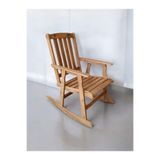 Elta Collection Ahşap Sallanan Sandalye Balkon Bahçe Teras Koltuğu Ayarlanabilir Sırt Dayamalı Ergonomik Mdf Dinlenme Koltuğu