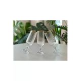 Elta Collection Bohemia Kristal Optik Kadeh Seti 6’lı – Gerçek Altın Yaldız Ağızlı Şık Cam Kadeh
