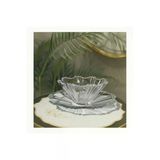 Elta Collection Lorenta 2’li Cam Sunum Seti – 24 cm Kase ve 32 cm Tabak | Meyvelik, Salata ve Pasta Sunumluk