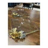 Elta Collection Pandoranın Kutusu Paşabahçe Kelebekli Kare Madlen Sunum Servis Tabağı 2 Li