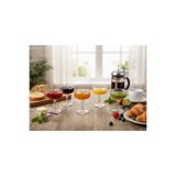 Elta Collection Titanyum Cam Lokumluk – Kahve Yanı Sunumluk, Şekerlik, Reçellik, Tatlı Sunum Kasesi (6’lı Set)