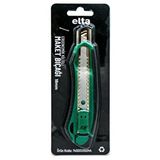 Elta Ergonomik Kilitli Geniş Maket Bıçağı 18 Mm Siyah