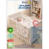 Eltanin %100 Pamuk Çok Amaçlı Müslin Bebek Battaniyesi - 110X120CM, Doğal, 4 Katlı Nefes Alan Özel Dokuma - Krem - Sarı - 0 - 5 Yaş