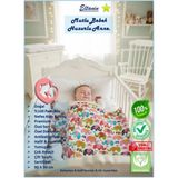 Eltanin %100 Pamuklu Premium Pazen Çift Taraflı Çok Amaçlı Bebek Battaniyesi - 90X80CM, Özel Soft Kumaş - Bej - Pembe - Yeşil - 0 - 5 Yaş