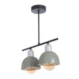 Elton Modern Tasarım Yatak Odası - Salon - Mutfak - Cafe Yeşil Renk 2 Li Avize