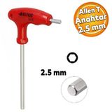 Eltos Allen Alyan 2 Uclu T Tipi Anahtar Altigen Koseli Somun Vida Sikma Sokme 2.5 Mm Eta025