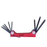 Eltos Çakı Alyan Seti, 8 Parça, Katlanabilir Anahtarlık Tipi, Isıl İşlem Görmüş, Krom Vanadyum Çelik, Korozyon Dirençli, Ergonomik, Kompakt ve Şık, Fonksiyonel El Aleti (Torx)