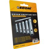 Eltos Edoni Kovan Anahtar Seti 6 Parça - 8-9 Kovan Anahtarı – 1 Adet, 10-11 Kovan Anahtarı – 1 Adet, 12-13 Kovan Anahtarı – 1 Adet, 14-15 Kovan Anahtarı – 1 Adet, 16-17 Kovan Anahtarı – 1 Adet, El Tutamağı – 1 Adet