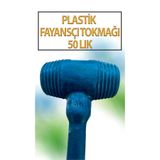 Eltos Kauçuk Tokmak Fayans Fayansçı Tokmağı Çekiç Seramik Karo Döşeme Parke Tadilat 50 lik Siyah