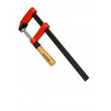 Eltos Küçük İşkence 50x300 mm, Ergonomik Tahta Saplı, Yüksek Sıkıştırma Güçlü, Dayanıklı Çelik Gövde, Marangozluk Metal İşleri İçin Uygun, Ahşap Sabitleme Mengene Tipi Sıkma Aparatı (EKI300)