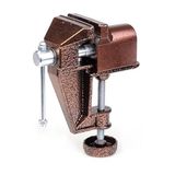 Eltos Mini Alüminyum Mengene, Kompakt El Aletleri, El Sanatları, Hobi, Takı, Model Yapımı İçin, Döküm Gövde Sabitleyici, Masa Üstü Taşlama ve Zımparalama İçin, Yüksek Mukavemetli Mengene (50 mm)