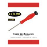 Eltos Saatçi Tornavida Düz 4X60 Mm - 1 Adet