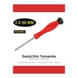 Eltos Std003 Saatçi Tornavida Düz 3x60 mm - 1 Adet
