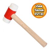 Eltos Vidali Ahsap Sapli Tokmak Cekic Seramik Fayans Karo Doseme Tadilat 26 Cm