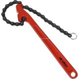 Eltos Zincirli Filtre Sökme Anahtarı, 30 cm, Yüksek Kalite Dövme Çelik, Korozyona Dayanıklı, Ayarlanabilir Zincir Uzunluğu, Yağ Filtresi Sökücüsü, Elektrostatik Boyalı, İnce, 1.2 mm, Ergonomik Kavrama