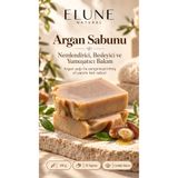 Elune Natural Argan Sabunu | Nemlendirici, Besleyici ve Yumuşatıcı El Yapımı Doğal Katı Sabun