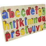 Elux Ahşap Bultak Küçük Harfler Alfabe Puzzle Eğitici Oyuncak