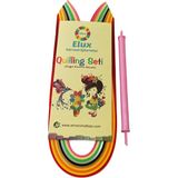 Elux Eko Quilling Set (Kalın) Ekonomik Quilling 1X42 cm 100 Kağıt Şerit