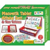 Elux Manyetik Tablet Alfabe Seti ve Yazı Tahtası - Renkli