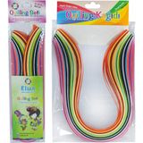Elux Quilling Ince Set + 300 Quilling Kağıdı 0,5 x 50 cm Ekonomik Set