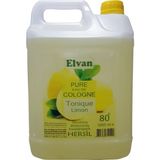 Elvan 80 Derece Limon Kolonyası 5 lt Ferahlatıcı Limon Kokusu ile Hijyen Sağlar