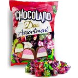 Elvan Chocoland Duo Mix Truffle 1000 g. (1 Poşet) Fındıklı Çikolata Lezzeti ile Tatlandırılmış - 1 Adet
