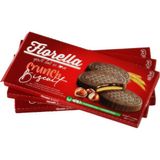 Elvan Fiorella Fındık Kremalı Çikolatalı Bisküvi 22,5 gr 3 Lü Sütlü Çikolata Lezzeti - 203 gr