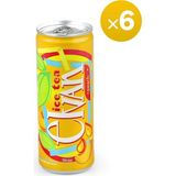 Elvan Ice Tea Teneke Kutu Şeftali Aromalı Soğuk Çay 6lı Paket