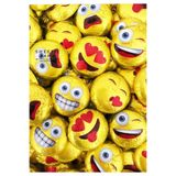 Elvan POÇERA GÜLENYÜZ EMOJİ BUTİK ÇİKOLATA 35 ADET 200 GR