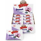 Elvan Today Yabanmersinli Donut Kek 24×35 g - Şeker, Buğday Unu, Yumurta ve Bitkisel Yağ İçeren Tekli Paket Taze Lezzet
