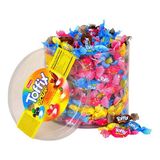 Elvan Toffix Sour Silindir 1000 gr Karışık Aroma ile Eğlenceli Şekerleme Deneyimi - 1 kg