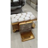 elvarthome Pleksi Çeyiz Sandık Gelin Bohçası Sandık Pleksi Kutu 2 li