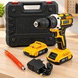 Elvasta Dmtk- Eldm- Elva- Şarjlı Matkap Seti 1850 Rpm 18W Çantalı Yedek Bataryalı (Sarı) El Tk - DİĞER
