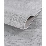 Elvey Home 7102 Gri Modern Desen Doğal Taban Koridor Mutfak Çocuk Oturma Odası Salon Halı Yolluk 200 x 290