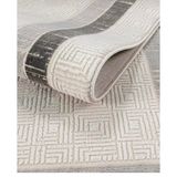 Elvey Home 7107 K.Gri Modern Desen Doğal Taban Koridor Mutfak Çocuk Oturma Odası Salon Halı Yolluk 200 x 290
