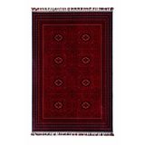 Elvey Home Afgan Vintage Kaymaz Taban Gerçek Kadife Bambu Sık Dokuma Otantik Dekoratif Zamansız Tasarım Halı BORDO 80 x 300
