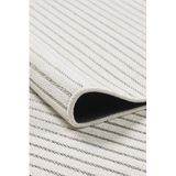 ELVEY HOME Beyaz-Krem Şönil Kilim Pamuk Yıkanabilir Robot Süpürge Kaymaz Taban Oturma Salon Mutfak Halı Yolluk 160 x 230