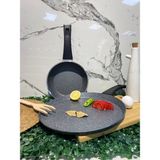 Elvira Granit 28 Krep Tava-20 cm Tava-Gri