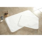 Elvira Home Kaymaz Taban 2'li Beyaz Yıkanabilir Peluş Banyo Paspası, Banyo Halısı, Klozet Takımı - Renkli - 19